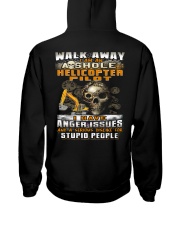 Helicopter Pilot Hooded Sweatshirt back