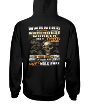 Warehouse Worker Hooded Sweatshirt back