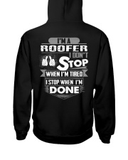 Roofer Exclusive Shirts Hooded Sweatshirt back