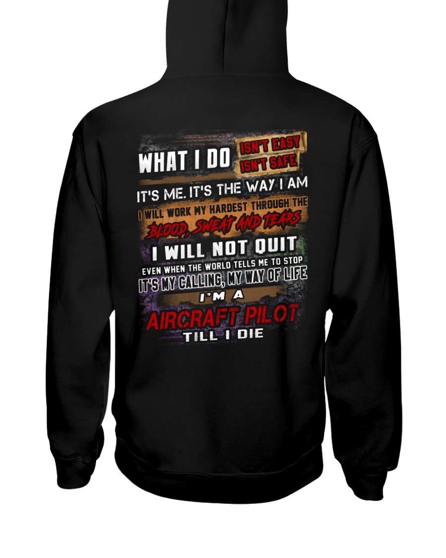 Aircraft Pilot Hooded Sweatshirt