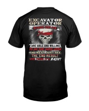 Excavator Operator Classic T-Shirt thumbnail