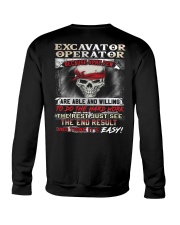 Excavator Operator Crewneck Sweatshirt thumbnail