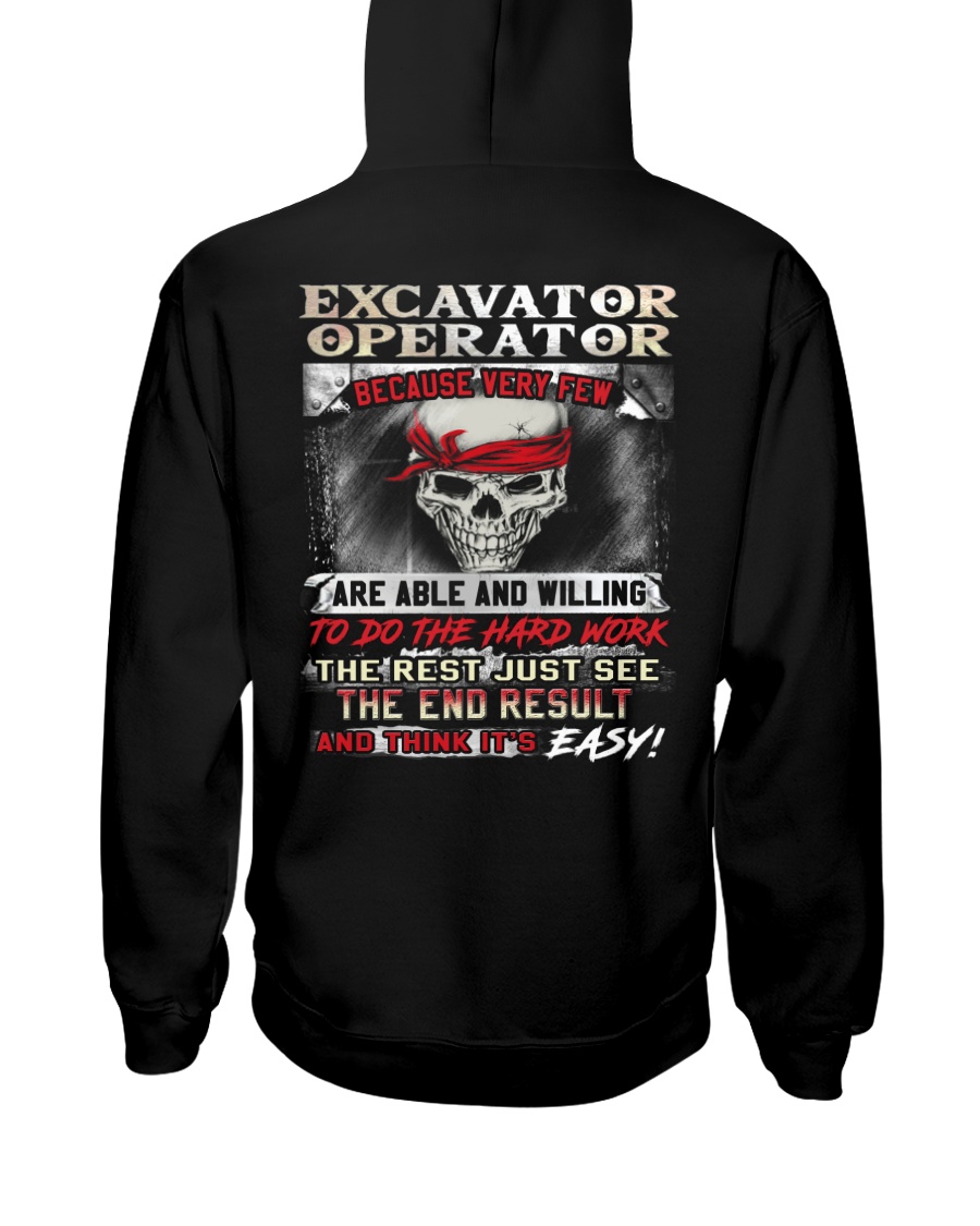 Excavator Operator Hooded Sweatshirt