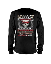 Excavator Operator Long Sleeve Tee thumbnail