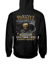 Quality Engineer Hooded Sweatshirt back