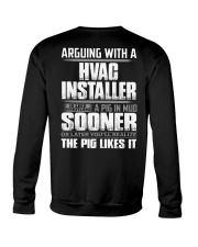 HVAC INSTALLER SHIRT Crewneck Sweatshirt thumbnail