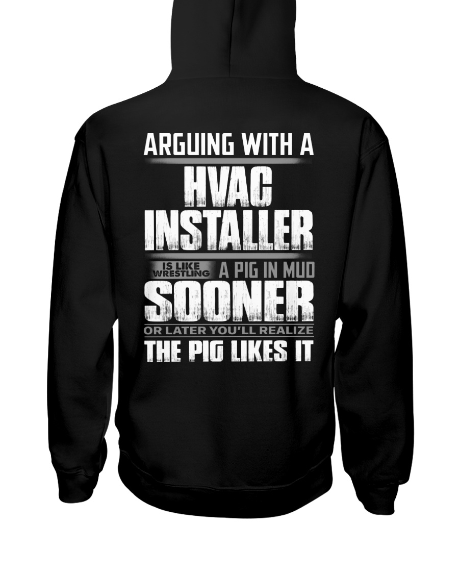 HVAC INSTALLER SHIRT Hooded Sweatshirt