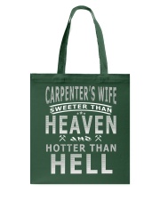 CARPENTER'S WIFE T-SHIRT Tote Bag thumbnail