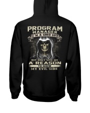 Program Manager Hooded Sweatshirt back