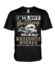 Warehouse Worker V-Neck T-Shirt thumbnail