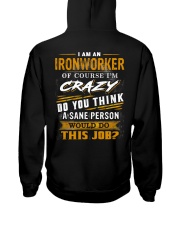 Ironworker Hooded Sweatshirt back