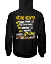 Machine Operator Hooded Sweatshirt back