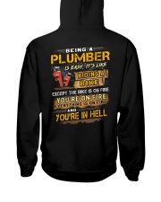 Plumber Hooded Sweatshirt back