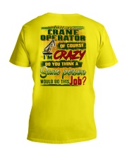 Crane Operator V-Neck T-Shirt thumbnail
