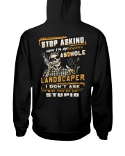 Landscaper Hooded Sweatshirt back