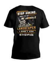 Landscaper V-Neck T-Shirt thumbnail