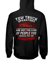Tow Truck Operator Hooded Sweatshirt back