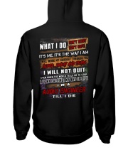Audio Engineer Hooded Sweatshirt back