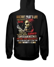 Aircraft Pilot Hooded Sweatshirt back