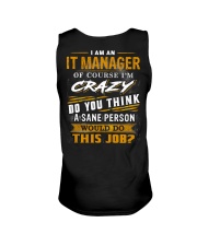 IT Manager Unisex Tank thumbnail