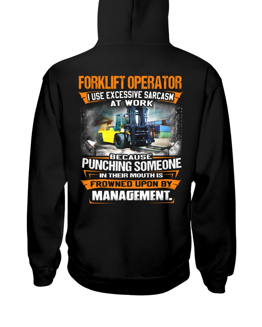 Forklift Operator Hooded Sweatshirt