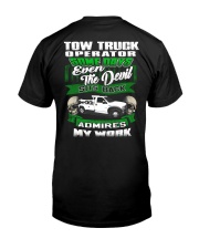 Tow Truck Operator Classic T-Shirt back