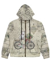Bull Terrier All Over Shirt Women's All Over Print Full Zip Hoodie thumbnail
