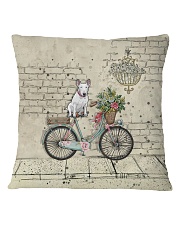 Bull Terrier All Over Shirt Square Pillowcase thumbnail