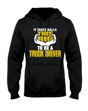 truck driver shirt Hooded Sweatshirt front
