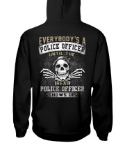 Police Officer Hooded Sweatshirt back