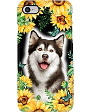 Husky FLower Phone Case Phone Case i-phone-7-case