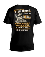 Warehouse Worker V-Neck T-Shirt thumbnail