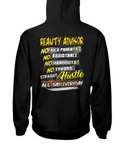 Beauty Advisor Hooded Sweatshirt back