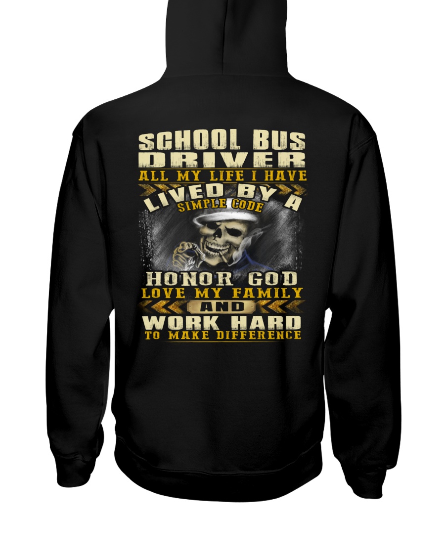 School Bus Driver Hooded Sweatshirt