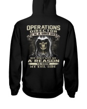 Operations Director Hooded Sweatshirt back