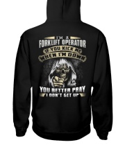 Forklift Operator Exclusive Shirt Hooded Sweatshirt back