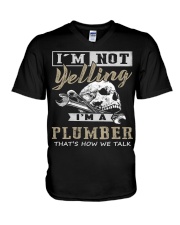 Plumber V-Neck T-Shirt thumbnail