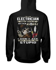 Electrician Hooded Sweatshirt back