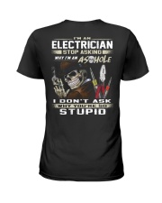 Electrician Ladies T-Shirt thumbnail