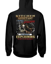 Kitchen Assistant Hooded Sweatshirt back