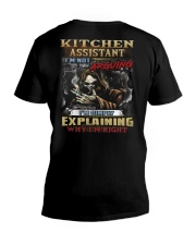 Kitchen Assistant V-Neck T-Shirt thumbnail