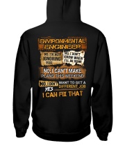 Environmental Engineer Hooded Sweatshirt back