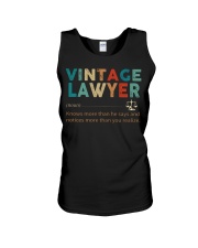 Vintage Lawyer Law Jobs Unisex Tank thumbnail