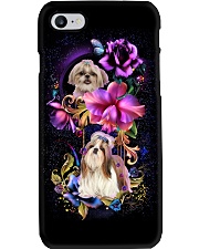 Shih Tzu Dog Flower Phone Case Phone Case i-phone-7-case