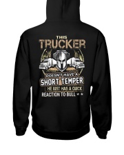 truck driver Hooded Sweatshirt back