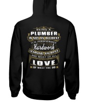 Plumber Exclusive Shirt Hooded Sweatshirt back