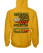 Chemical Engineer Hooded Sweatshirt back