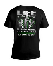 mechanic V-Neck T-Shirt thumbnail