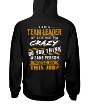 Team Leader Hooded Sweatshirt back