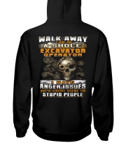 Excavator Operator Hooded Sweatshirt back